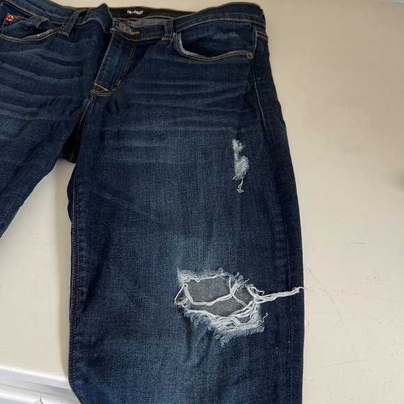 Hudson “Krista Super Skinny” dark distressed jean 29 - Picture 6 of 9